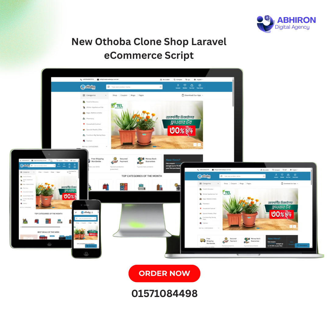 New Othoba Clone Shop Laravel eCommerce Script - Abhiron.com